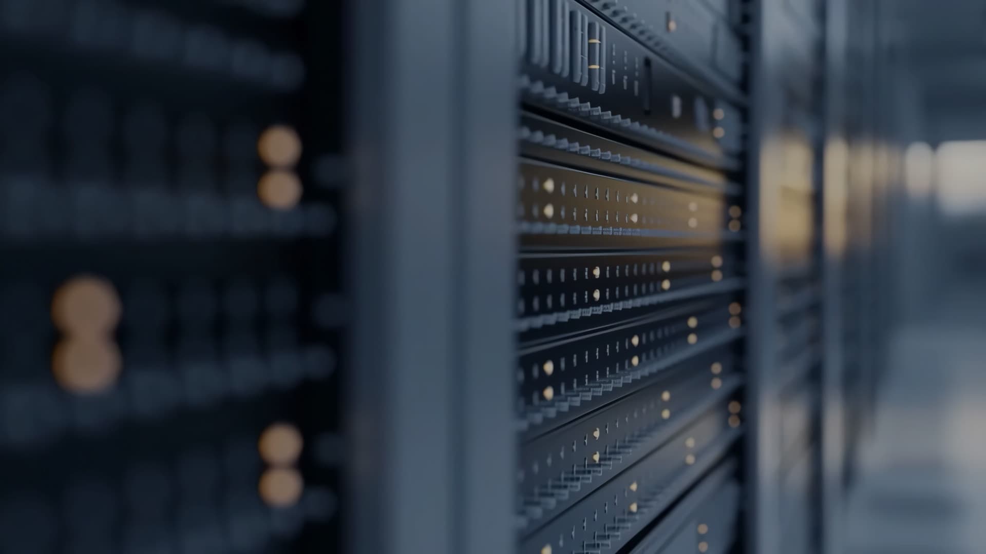 A row of server racks receding down a data centre aisle, with the FXVM and ForexVPS.net wordmarks over it